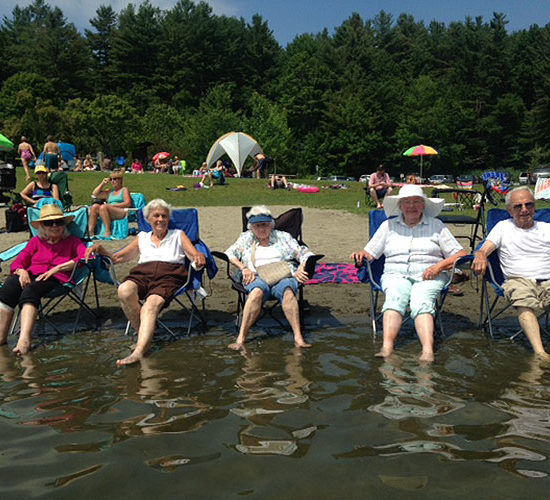 Mayo Healthcare residents enjoy a day at the beach
